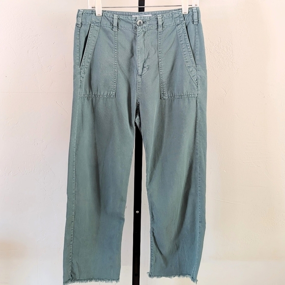 The Great "Ranger" Cropped Relaxed Fit Pants Green Size 27 - Picture 2 of 14